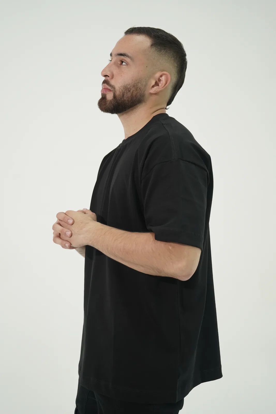 Camiseta Oversize en color Negra